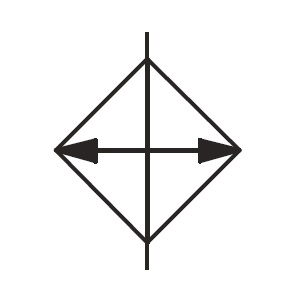 Heat exchanger (cooler) symbol